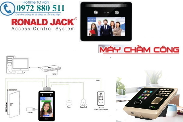 Chuyen lap dat may cham cong ronald jack