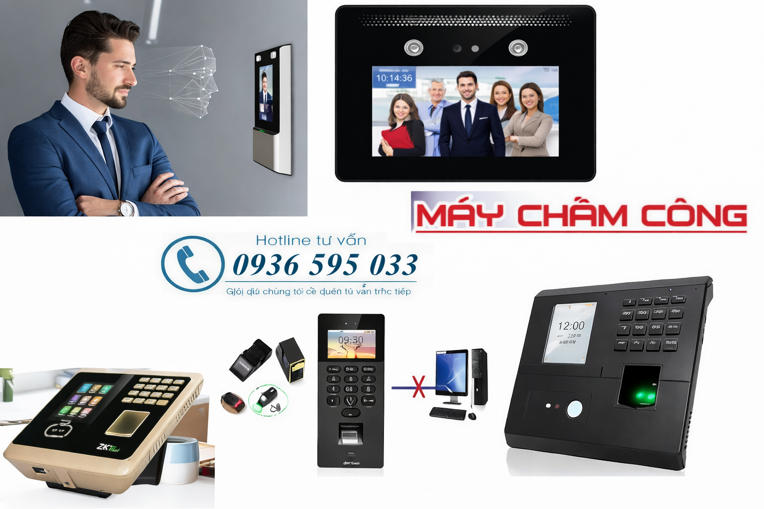 máy chấm công xã nhựt tảo