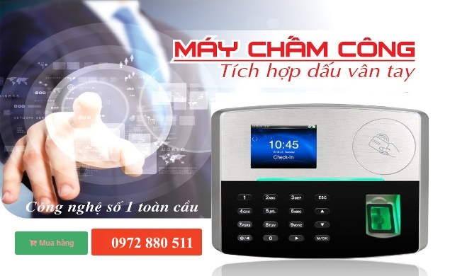 Chuyên lắp đặt máy chấm công tại xã Vĩnh Công, Tây Ninh